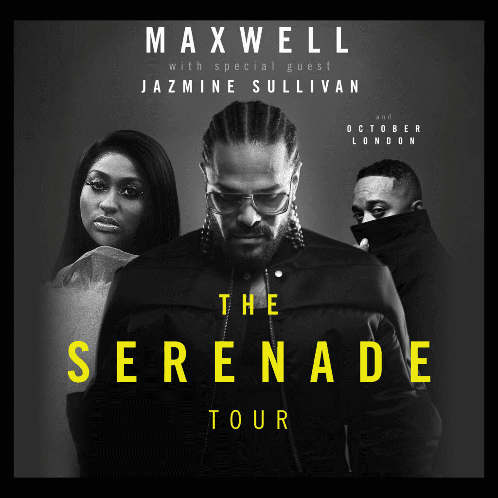 Maxwell Sets Sail on "The Serenade Tour" with Jazmine Sullivan and October London
