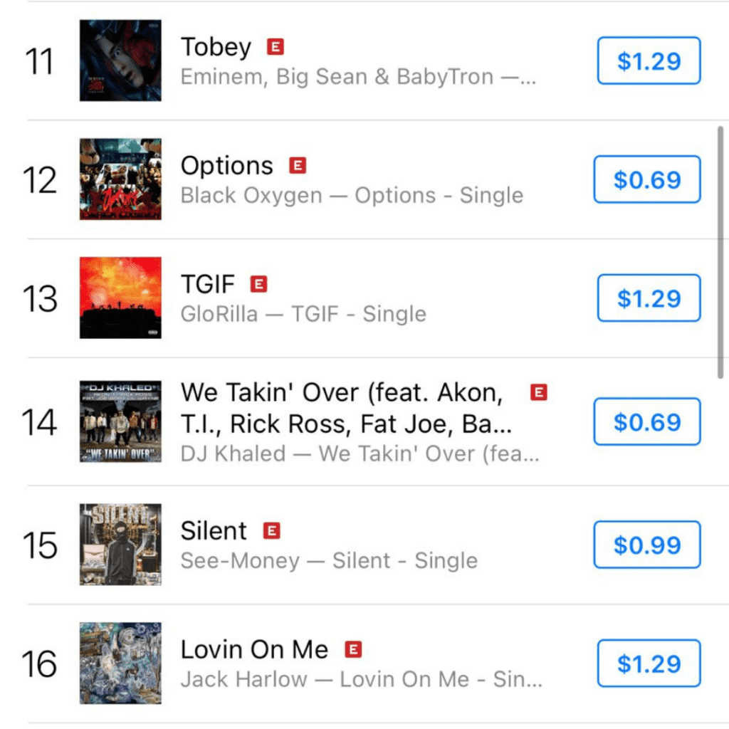 See-Money Hits #15 on iTunes Hip Hop/Rap Chart with "Silent"